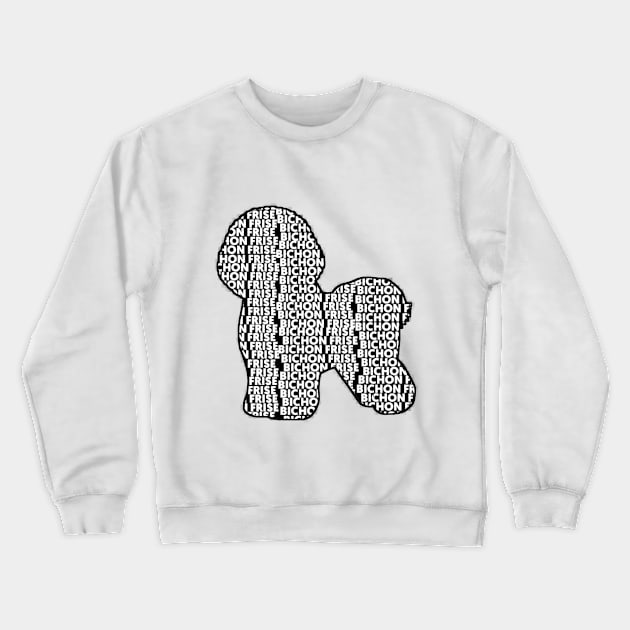 Bichon Frise Vector Crewneck Sweatshirt by HuskyTee